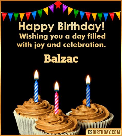 Happy Birthday Balzac GIF 🎂 Images Animated Wishes【28 GiFs】