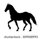 Trotting Horse Silhouette Free Stock Photo - Public Domain Pictures
