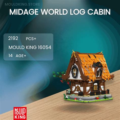 MOULD KING 16054 Midage World Log Cabin with 2192 Pieces | MOULD KING