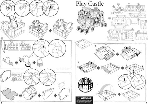 Giant Play Castle Instructions - House of Marbles US