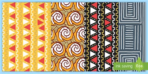 African Art Patterns For Children