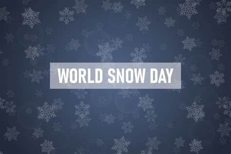 World Snow Day background. 16135901 Vector Art at Vecteezy