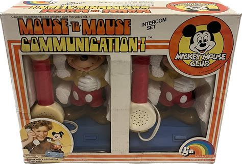 Mouse to Mouse Communication 1977 LJN Mickey Mouse Club | I Remember These