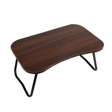 Portable Bed Tray Table - Dark Wood