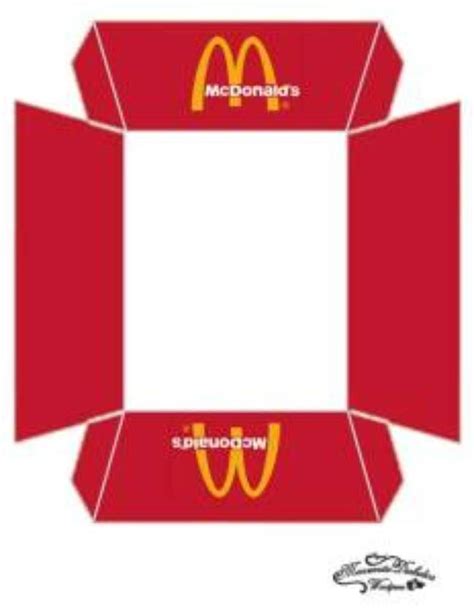 Printable Burger Box Template Pdf - Iwanna Fly