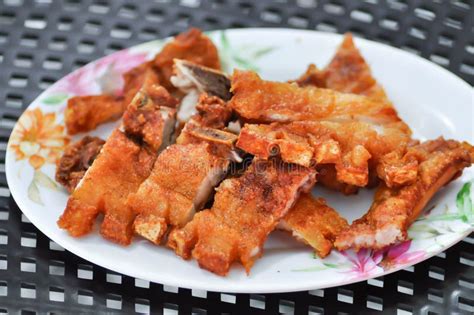 Deep Fried Pork , Pork or Fried Pork Stock Photo - Image of slice ...