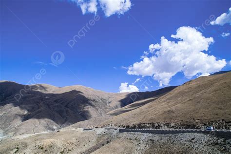 Tibet Scenery Background, Tibet, Distant Mountain, Mountain Peak ...