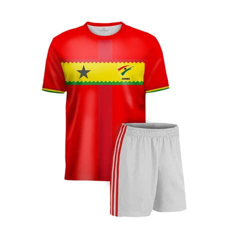 Ghana Football Jersey-Ghana Soccer Away Jersey & Trouser | Just Adore