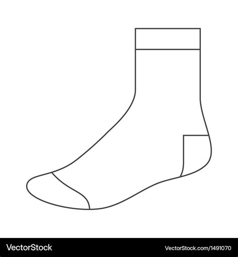 Printable Sock Template - Printable Word Searches