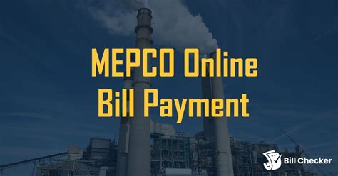 MEPCO Online Bill Payment via App