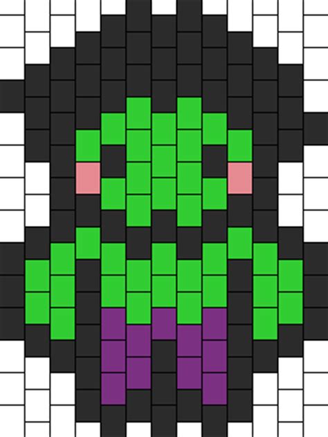 Minecraft Pixel Art Hulk