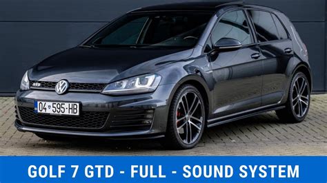 VW Golf 7 GTD - Sound System - YouTube