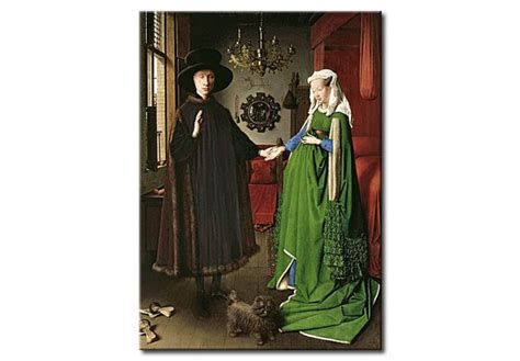 The Portrait of Giovanni (?) Arnolfini and his Wife Giovanna Cenami (?) (The Arnolfini Marriage ...