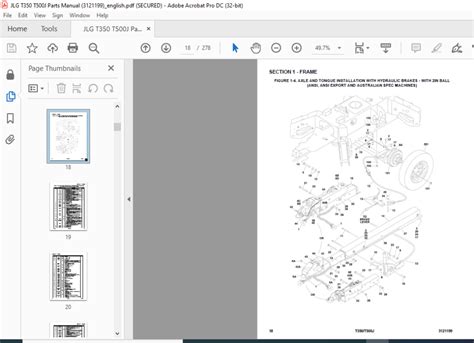 JLG T350 T500J Parts Manual (3121199) - PDF DOWNLOAD (ENG ...