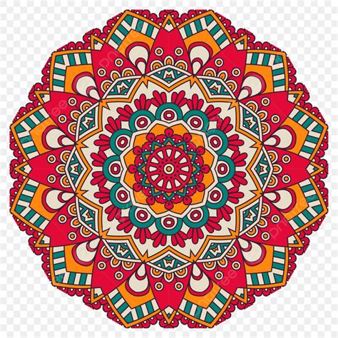 Mandala Indio Vector Png PNG , Indian Mandala, Mandala Png, Vector De ...