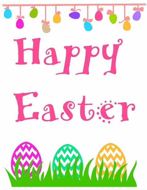 Happy Easter Printable