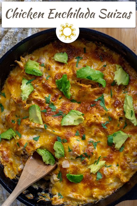 Chicken Enchilada Suizas Skillet Dinner