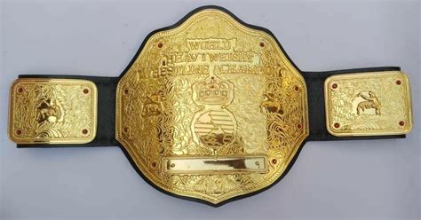 WCW BIG GOLD Zinc Championship Belt | Zees Belts