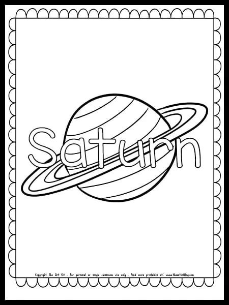 11 Planets Coloring Pages