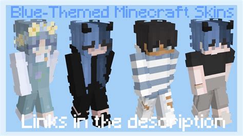 Blue Minecraft Skins Cool Guy