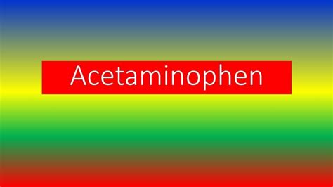 Acetaminophen - Brand Names , How to use , Side Effects - YouTube