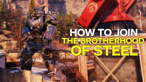 Fallout 76: How to Join the Brotherhood of Steel - YouTube