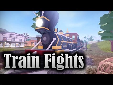 Epic train fights in the wild west | The Wild West (Roblox) - YouTube