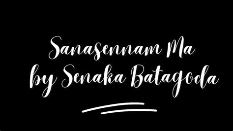 Sanasennam Ma Guitar Chords by Senaka Batagoda Acordes - Chordify