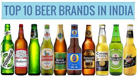 Top 10 Beer Brands in India - YouTube