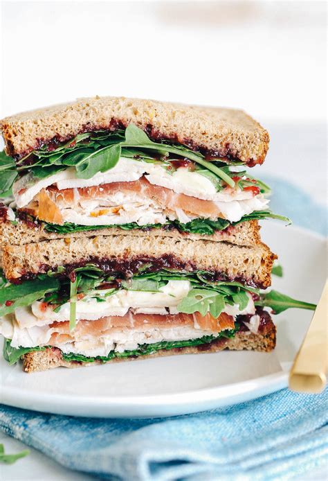 Prosciutto Sandwich with Turkey and Cranberry Sauce - Prosciutto Di Parma