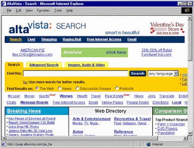 Observations in an undemocratic world: What happened to AltaVista?