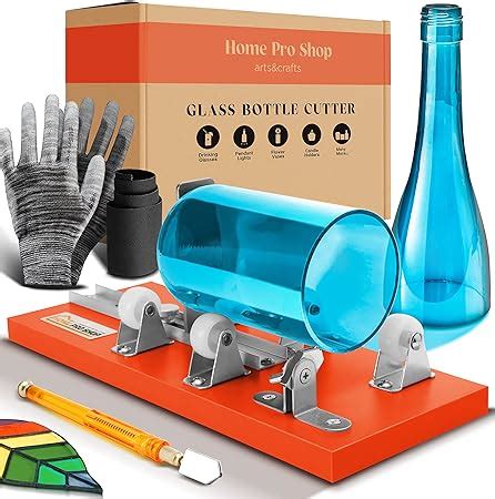 Home Pro Shop Glass Bottle Cutter & Glass Cutter Tool Kit- Wine Bottle Cutter DIY Tool- Glass ...