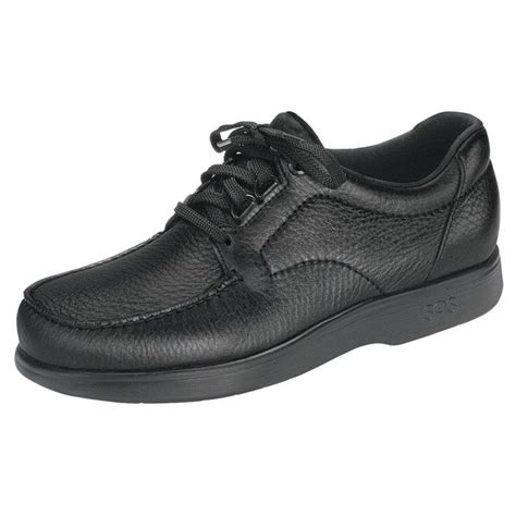 SAS Men's Bout Time Black Leather Orthopedic Shoe *Widths Available* | eBay | Best shoes for men ...