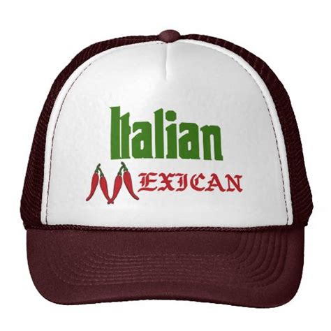 Italian Mexican Retro Trucker Hat | Zazzle