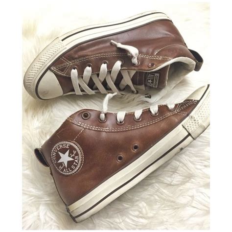 Leather Converse Limited edition - high top style - brown leather - men ...