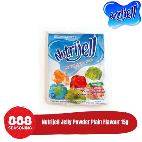 Nutrijell PLAIN Flavor JELLY POWDER 15g | Shopee Philippines