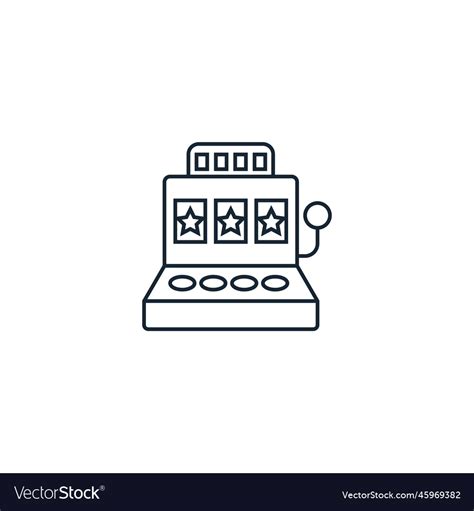 Slot machine creative icon from casino icons Vector Image