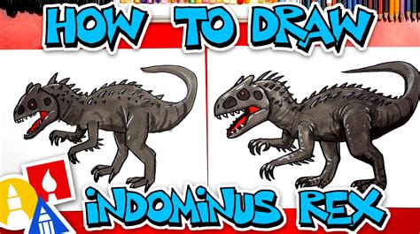 How To Draw Indominus Rex From Jurassic Park