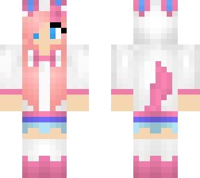 Sylveon Hoodie Girl | Minecraft Skin