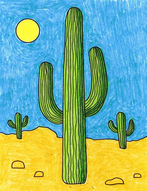 How to Draw Cactus · Art Projects for Kids