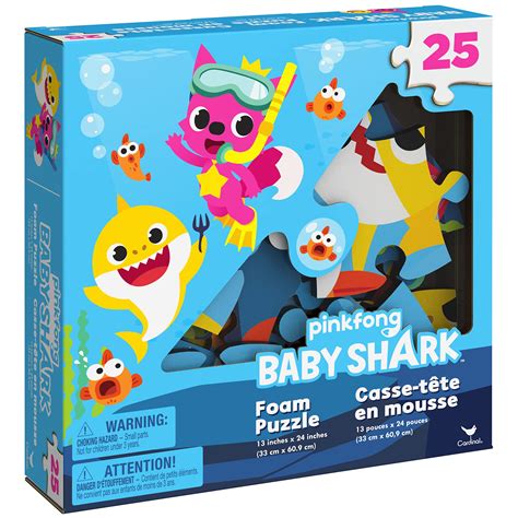 Buy Spin Master Pinkfong Baby Shark, 25-Piece Foam Jigsaw Puzzle Baby ...