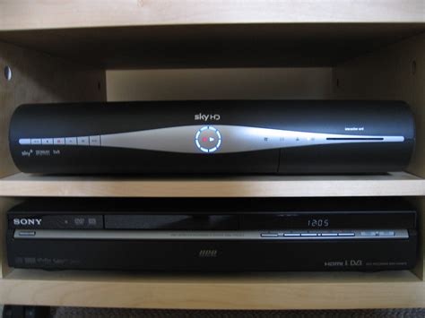 Sky HD Box and the Sony DVD/HDD Recorder | Sky HD box, and t… | Flickr