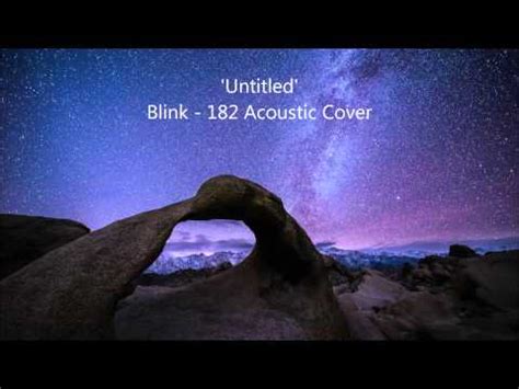 'Untitled' - Blink-182 Acoustic Cover - YouTube