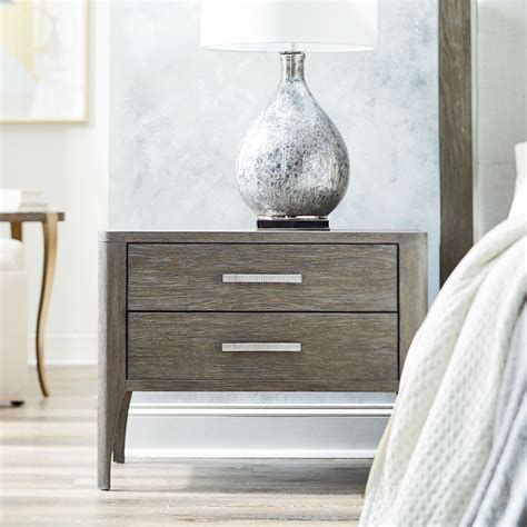 Bassett Modern - Astor and Rivoli Modern Nightstand with Soft-Close Drawers | Furniture Mart ...