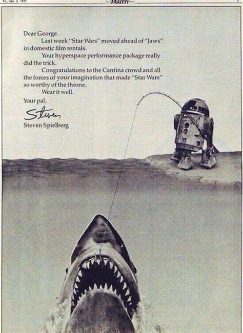 Today in 1977, "Star Wars" surpassed "Jaws" as the highest grossing ...