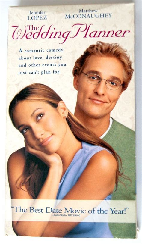 The Wedding Planner(VHS) JENNIFER LOPEZ - MATTHEW McCONAUGHEY | Wedding planner movie, Free ...