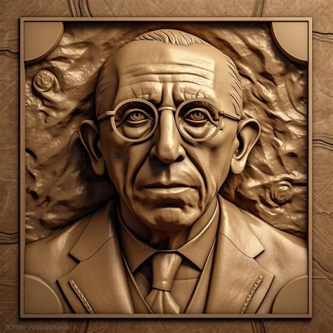 Famous - The Russian Empire Igor Stravinsky 3, 3DFMS_7210. 3D stl model for CNC