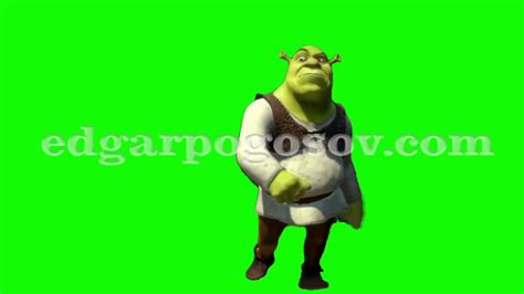 SHREK WALKING - GREEN SCREEN VIDEO FOR CHROMAKEY - YouTube