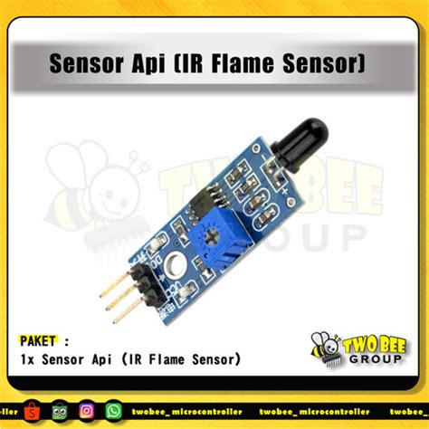 Jual Sensor Deteksi Api / IR Flame Detector / Sensor Pendeteksi Api ...