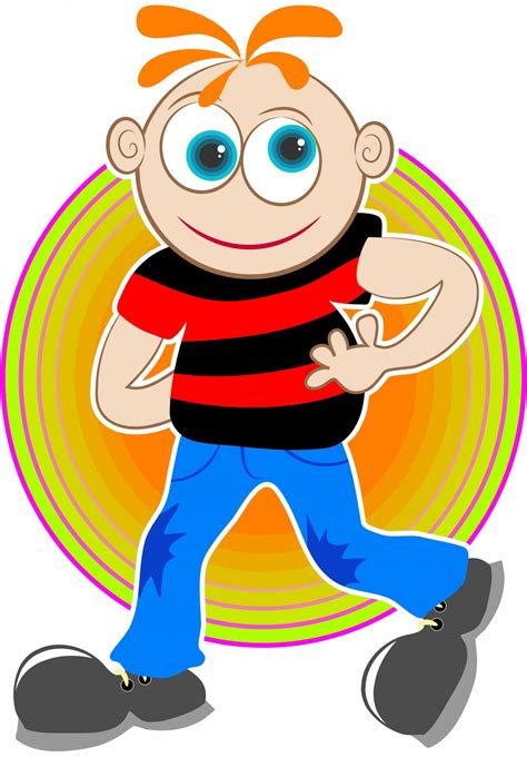 Groovy Boy Clipart Free Stock Photo - Public Domain Pictures